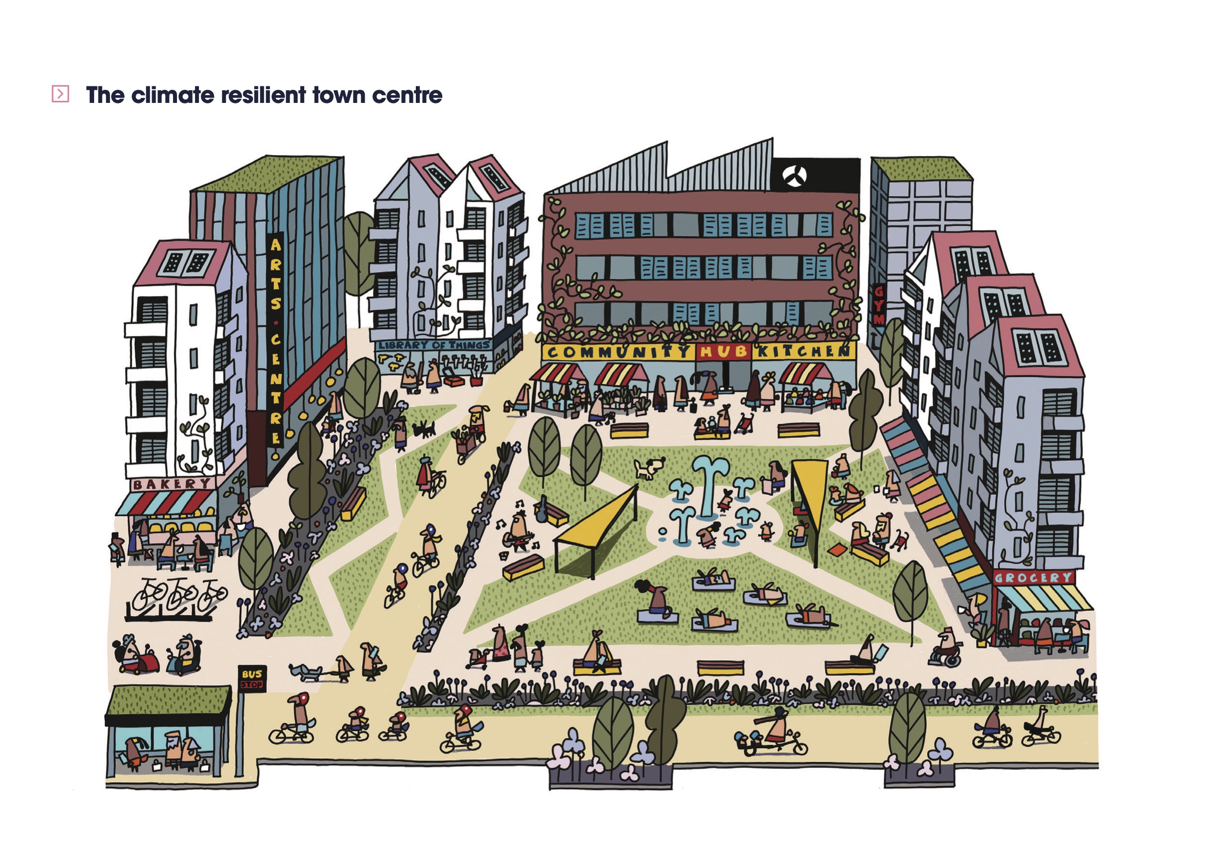 The climate resilient town centre - Section 10
