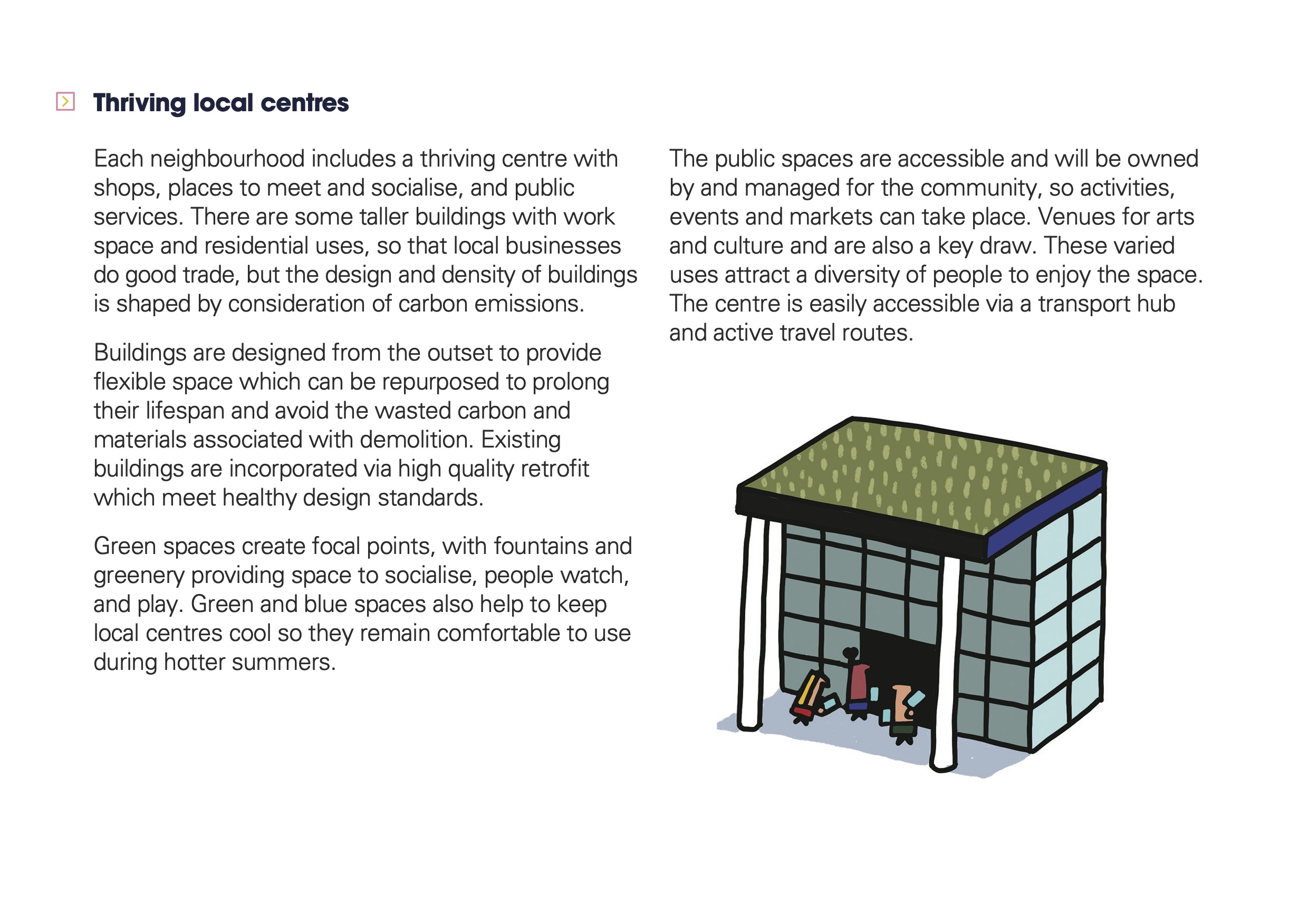 Thriving local centres - Section 17