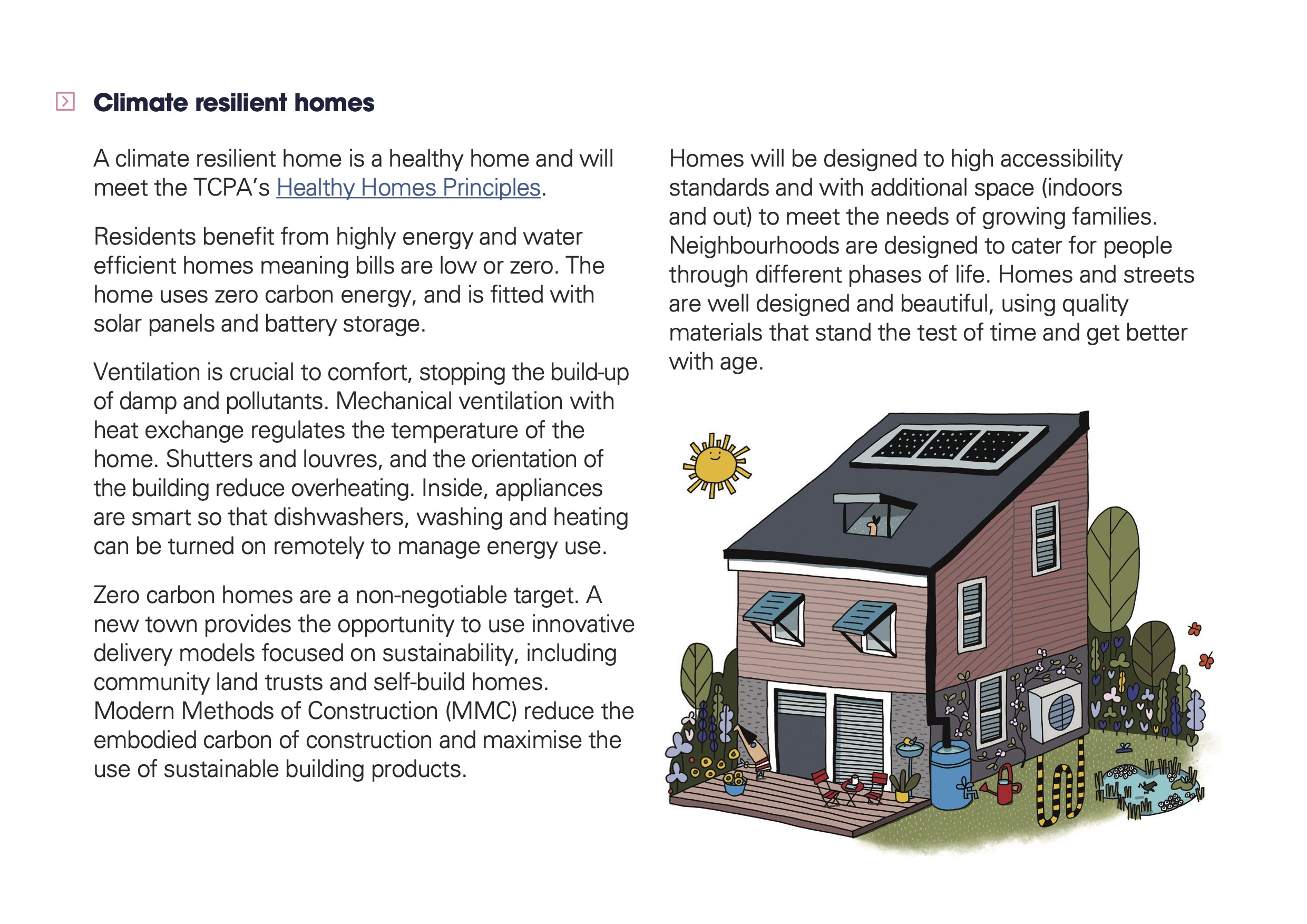 Climate resilient homes - Section 20